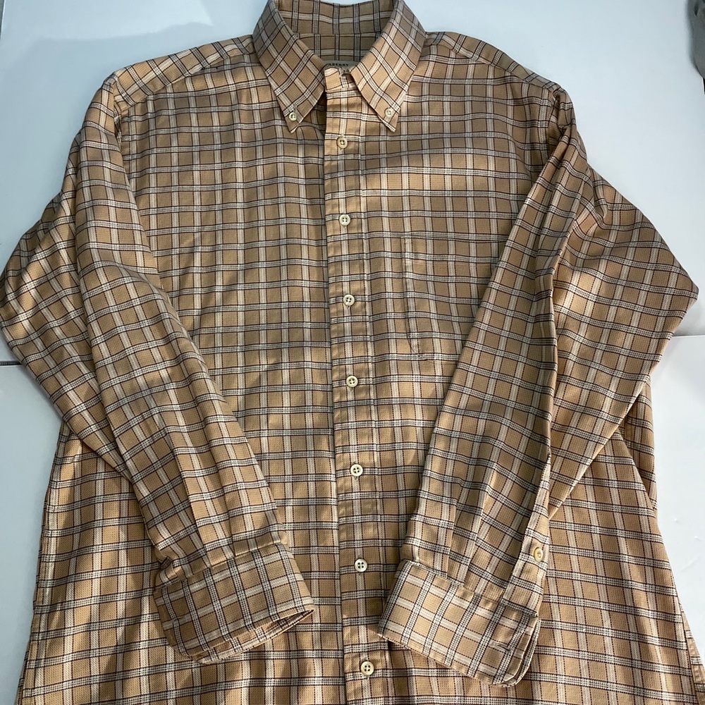 Burberry London button up long sleeve